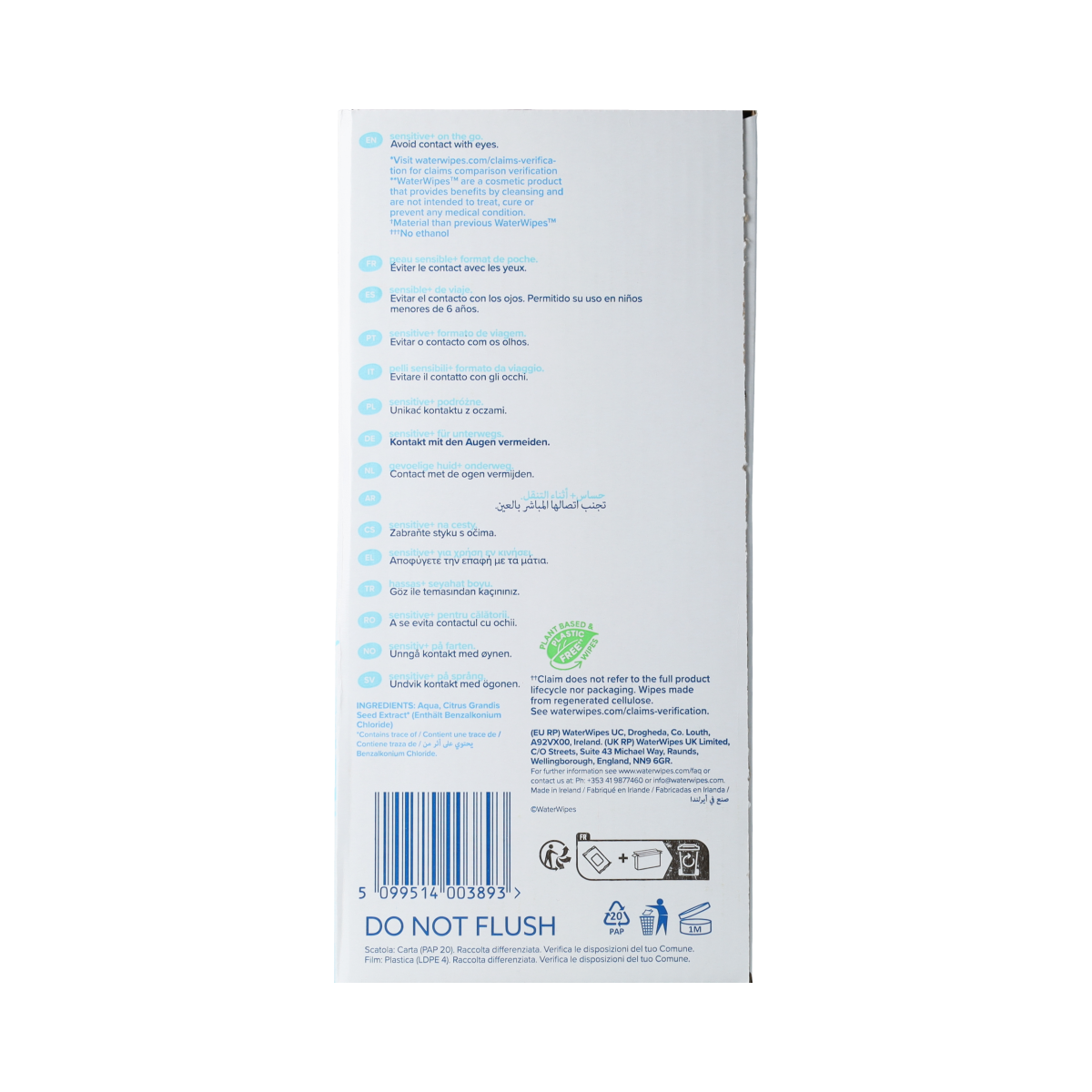 Waterwipes Waterwipes On The Go 28st  8.00 Stuks