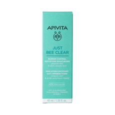 APIVITA Just bee clear moisturizer 40.00 Milliliter