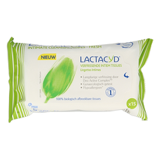 Lactacyd Tissues verfrissend 15.00 Stuks