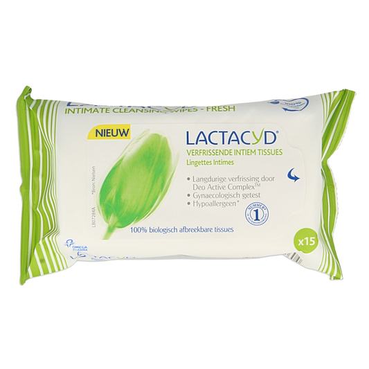Lactacyd Tissues verfrissend 15 Stuks