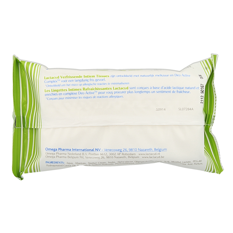 Lactacyd Tissues verfrissend 15 Stuks