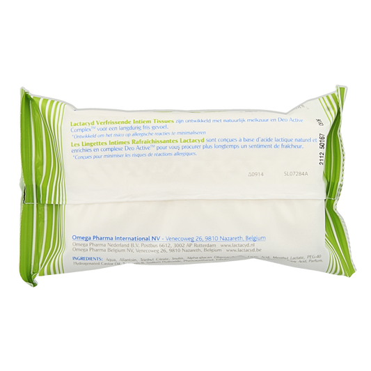 Lactacyd Tissues verfrissend 15 Stuks