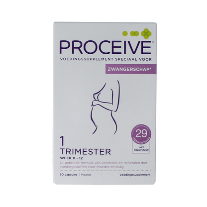Proceive Kinderwens trimester 1 60.00 Capsules