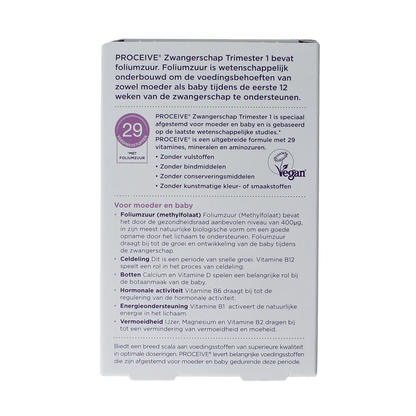Proceive Kinderwens trimester 1 60.00 Capsules