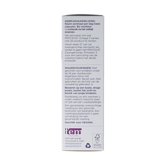 Proceive Kinderwens trimester 2 60.00 Capsules