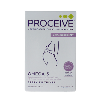 Proceive Kinderwens & zwangerschap omega 3 60.00 Capsules