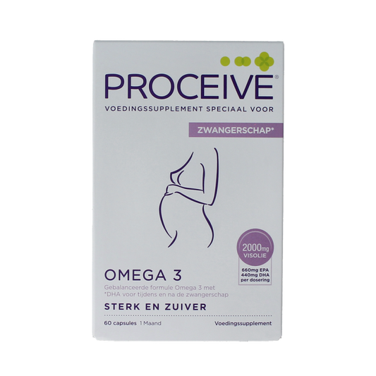 Proceive Kinderwens & zwangerschap omega 3 60 Capsules
