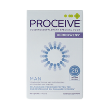 Proceive Kinderwens man 60.00 Capsules
