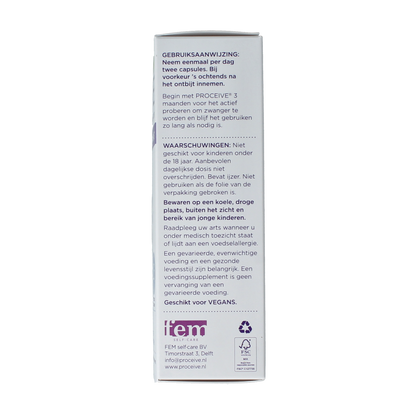 Proceive Kinderwens man 60.00 Capsules