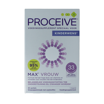 Proceive Kinderwens max vrouw sachets 30 Stuks