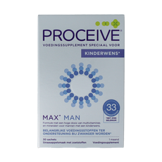 Proceive Kinderwens max man sachets 30 Stuks