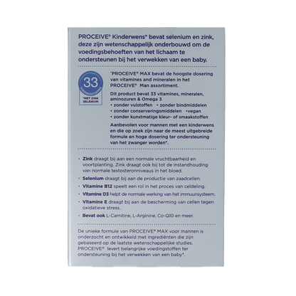Proceive Kinderwens max man sachets 30 Stuks