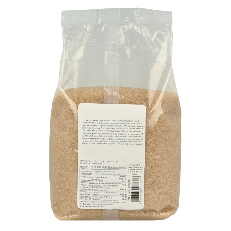 Hygiena Lichte rietsuiker 1 Kilogram