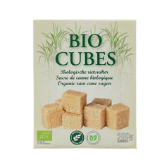 Hygiena Cubes rietsuikerklontjes bio 500.00 Gram