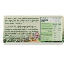 Hygiena Cubes rietsuikerklontjes bio 500.00 Gram