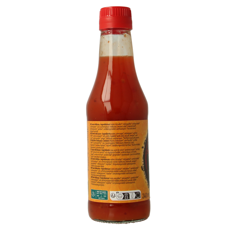Yakso Chilisaus zoet bio 240 Milliliter