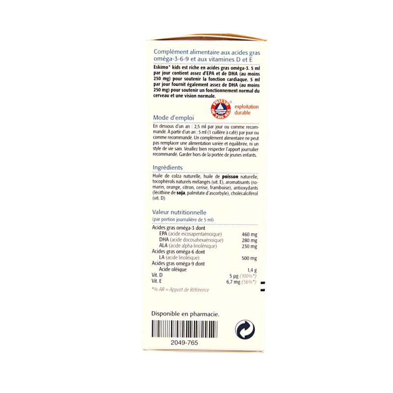 Metagenics Eskimo 3 kids tutti frutti 105 Milliliter