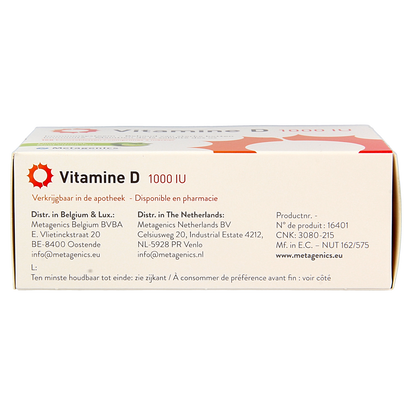 Metagenics Vitamine D 1000IU 168.00 Tabletten