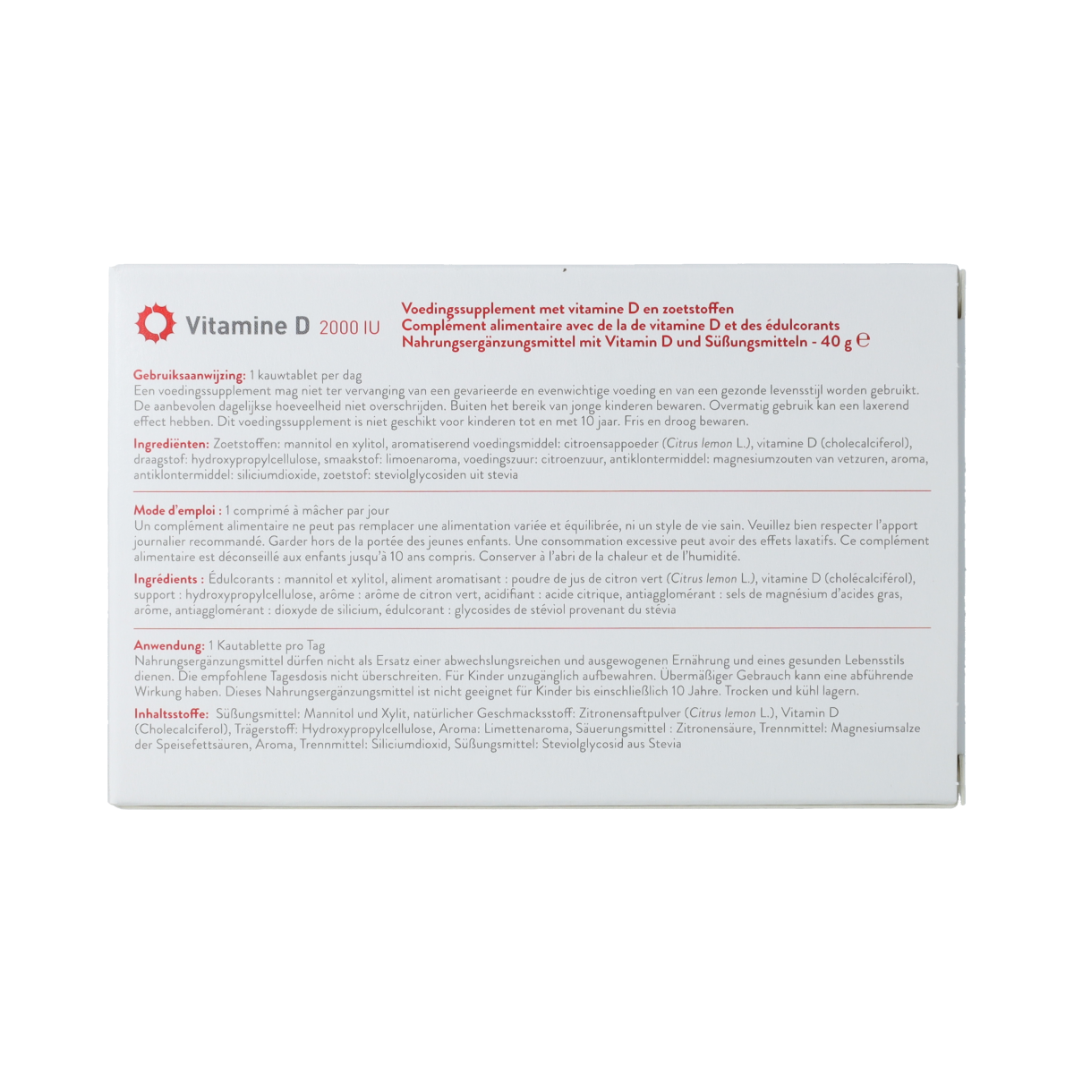 Metagenics Vitamine D 2000IU 168.00 Tabletten