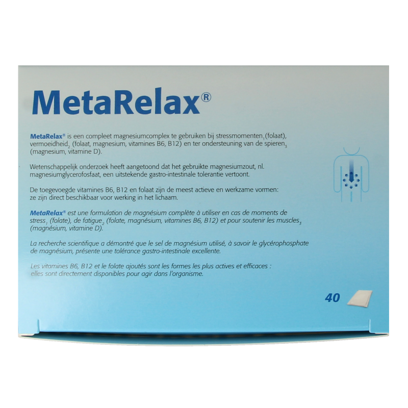 Metagenics Metarelax sachets 40 Sachets