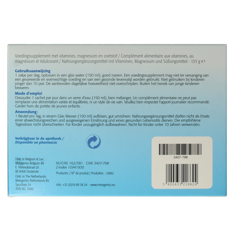 Metagenics Metarelax sachets 40 Sachets