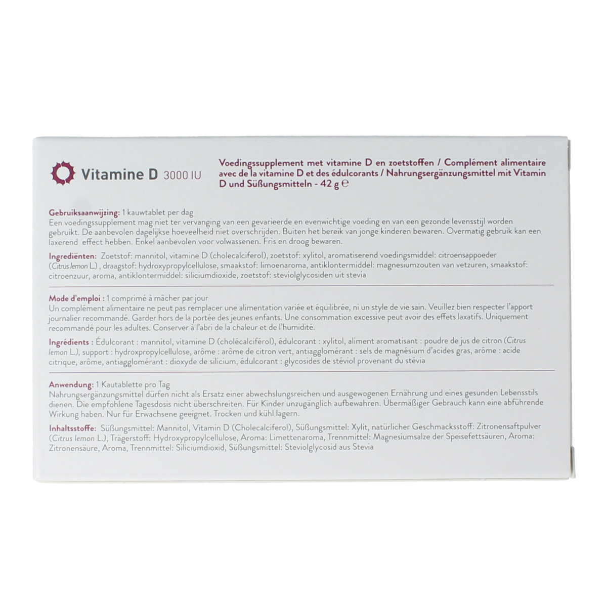 Metagenics Vitamine D 3000IU 168.00 Tabletten