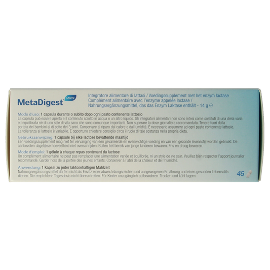 Metagenics Metadigest lacto blister 45 Capsules