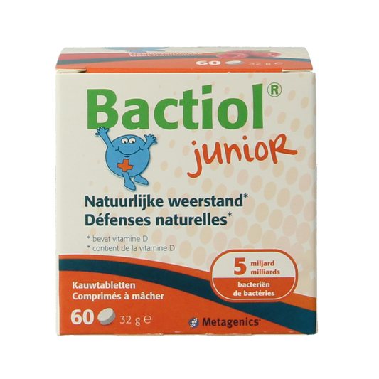 Metagenics Bactiol junior chew 60 Kauwtabletten