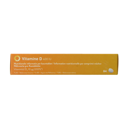 Metagenics Vitamine D 400IU 84.00 Kauwtabletten