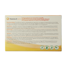 Metagenics Vitamine D 400IU 84 Kauwtabletten