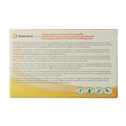 Metagenics Vitamine D 400IU 84.00 Kauwtabletten