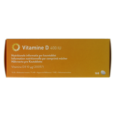 Metagenics Vitamine D 400IU NFD 168 Kauwtabletten