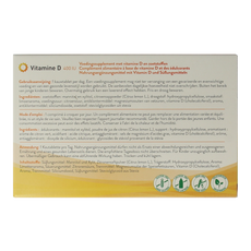 Metagenics Vitamine D 400IU NFD 168 Kauwtabletten