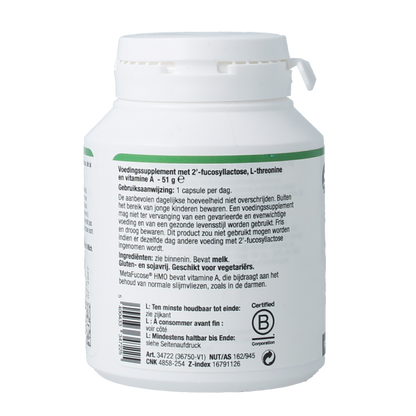 Metagenics Metafucose HMO NFD 90.00 Capsules