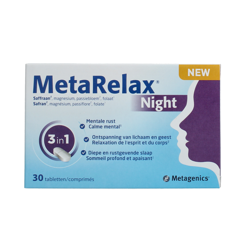 Metagenics Metarelax night 30 Tabletten