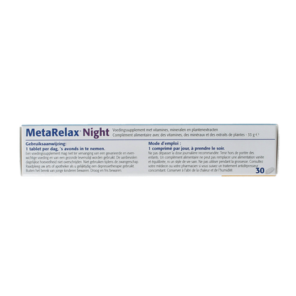 Metagenics Metarelax night 30.00 Tabletten