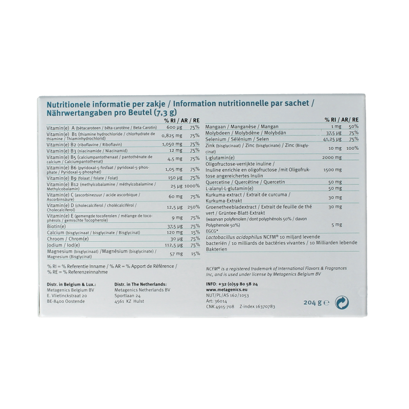 Metagenics Nutrimonium original noa nfd 28 Zakjes