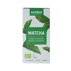 Purasana Matcha vegan bio 100.00 Vegetarische capsules
