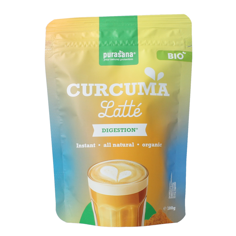 Purasana Instant curcuma latte bio 100 Gram