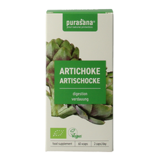 Purasana Artisjok vegan bio 60.00 Vegetarische capsules