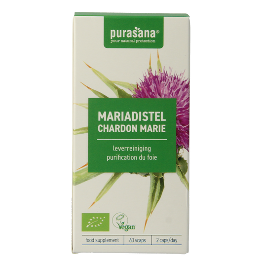 Purasana Mariadistel vegan bio 60 Vegetarische capsules