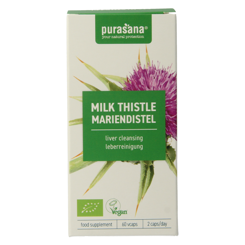Purasana Mariadistel vegan bio 60 Vegetarische capsules