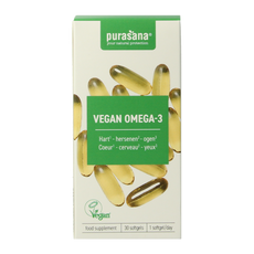 Purasana Vegan omega-3 algenolie 30.00 Softgels