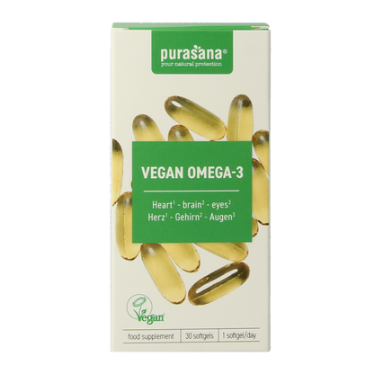 Purasana Vegan omega-3 algenolie 30.00 Softgels