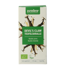 Purasana Duivelsklauw vegan bio 120.00 Vegetarische capsules
