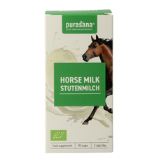 Purasana Paardenmelk bio 90.00 Vegetarische capsules