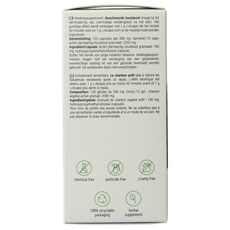 Purasana Plantaardige houtskool vegan 120 Vegetarische capsules