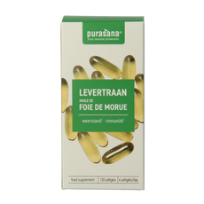Purasana Levertraan 120.00 Softgels