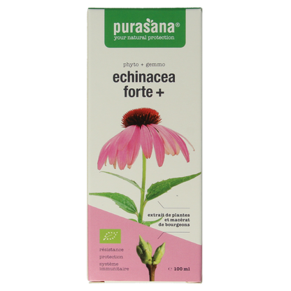 Purasana Echinacea forte + vegan bio  100.00 Milliliter
