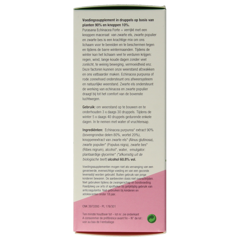 Purasana Echinacea forte + vegan bio  100 Milliliter